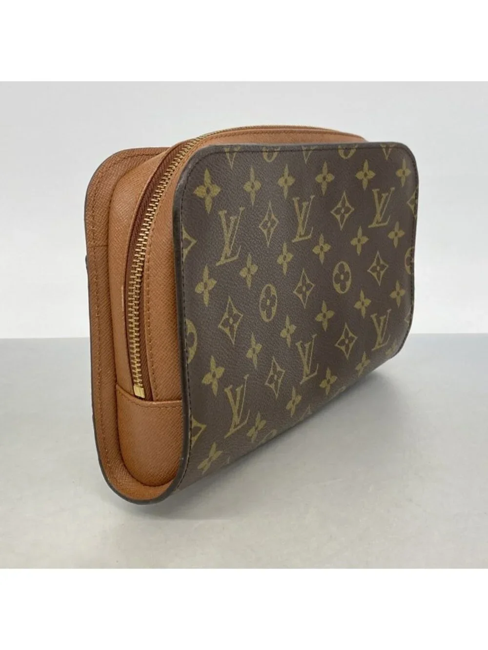 Louis Vuitton Clutch Monogram Orsay Brown